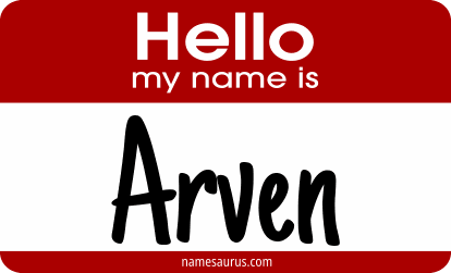 Hello my name is Arven png download