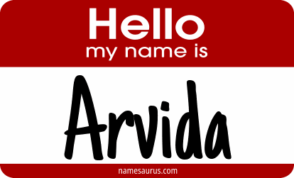 Hello my name is Arvida png download