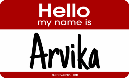 Hello my name is Arvika png download
