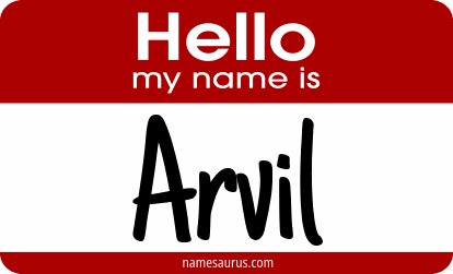 Hello my name is Arvil png download