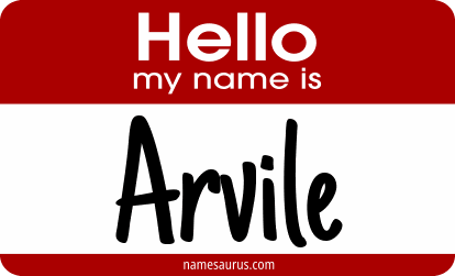 Hello my name is Arvile png download