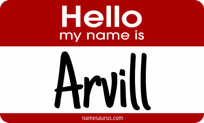 Hello my name is Arvill png download
