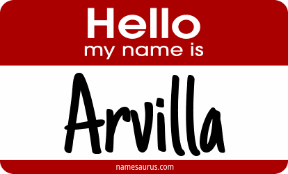 Hello my name is Arvilla png download