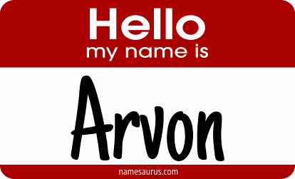 Hello my name is Arvon png download