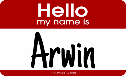 Hello my name is Arwin png download