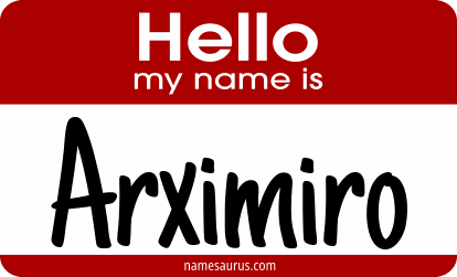 Hello my name is Arximiro png download