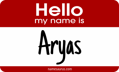 Hello my name is Aryas png download
