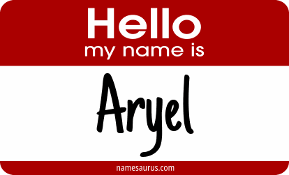 Hello my name is Aryel png download