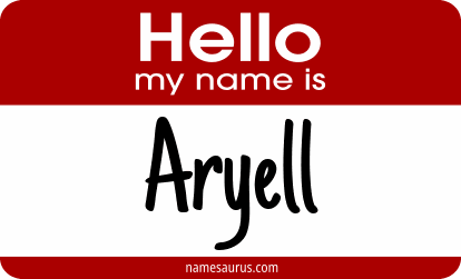 Hello my name is Aryell png download