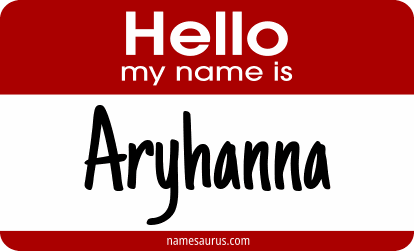Hello my name is Aryhanna png download