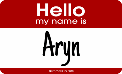 Hello my name is Aryn png download
