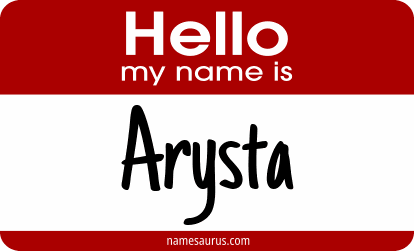 Hello my name is Arysta png download