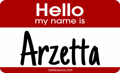 Hello my name is Arzetta png download