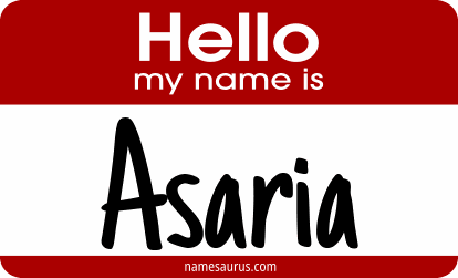 Hello my name is Asaria png download