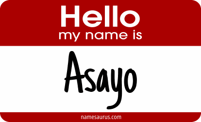 Hello my name is Asayo png download