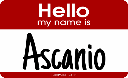 Hello my name is Ascanio png download