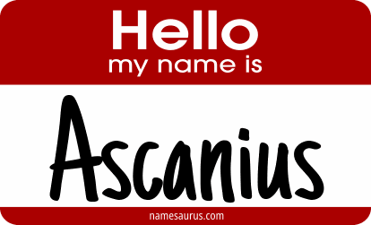 Hello my name is Ascanius png download