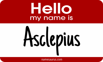 Hello my name is Asclepius png download
