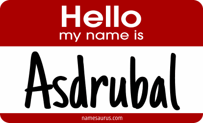 Hello my name is Asdrubal png download