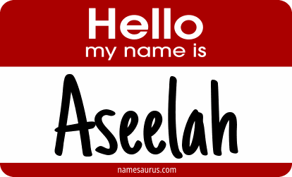 Hello my name is Aseelah png download