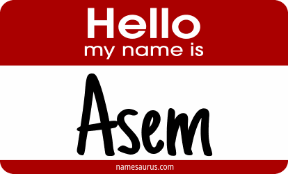 Hello my name is Asem png download