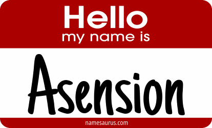 Hello my name is Asension png download