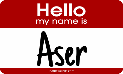 Hello my name is Aser png download
