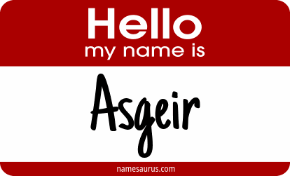 Hello my name is Asgeir png download