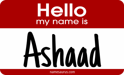 Hello my name is Ashaad png download