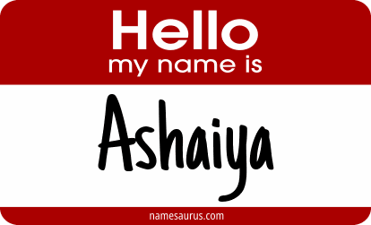 Hello my name is Ashaiya png download