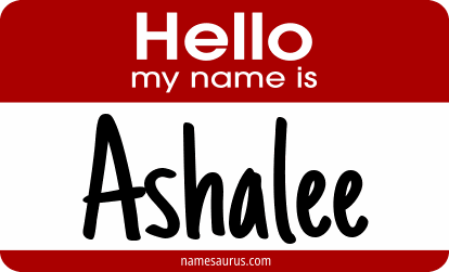 Hello my name is Ashalee png download