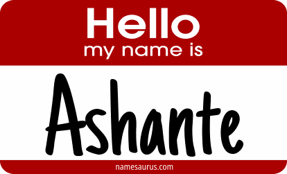 Hello my name is Ashante png download