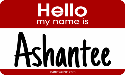Hello my name is Ashantee png download
