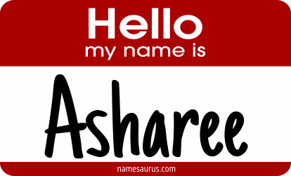 Hello my name is Asharee png download