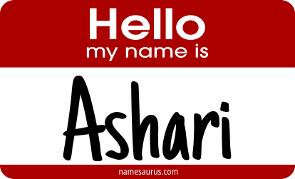 Hello my name is Ashari png download