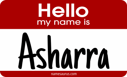 Hello my name is Asharra png download