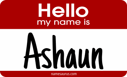Hello my name is Ashaun png download