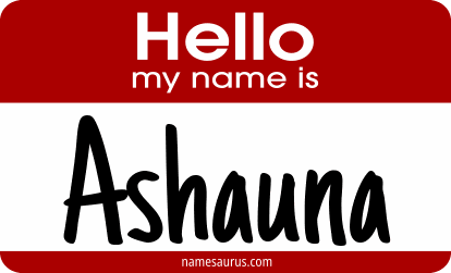 Hello my name is Ashauna png download