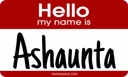 Hello my name is Ashaunta png download