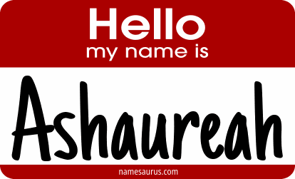 Hello my name is Ashaureah png download