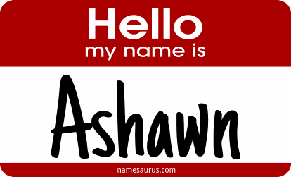 Hello my name is Ashawn png download