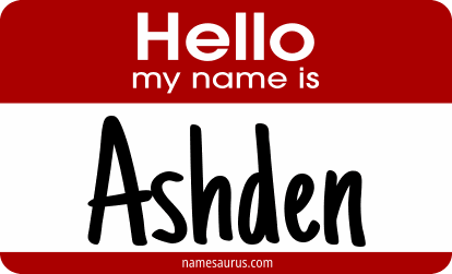 Hello my name is Ashden png download