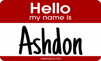 Hello my name is Ashdon png download