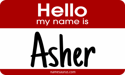 Hello my name is Asher png download