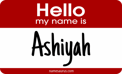 Hello my name is Ashiyah png download