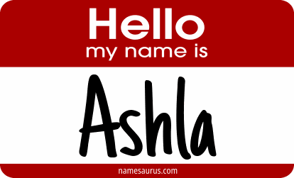 Hello my name is Ashla png download