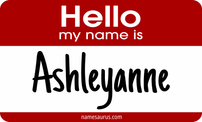 Hello my name is Ashleyanne png download