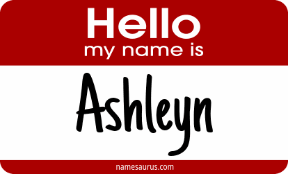 Hello my name is Ashleyn png download