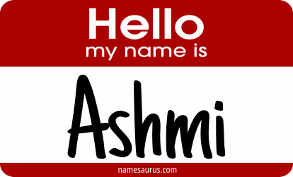 Hello my name is Ashmi png download