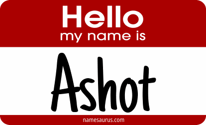 Hello my name is Ashot png download